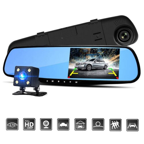 TFT 4.3″ Car DVR Rear View Mirror