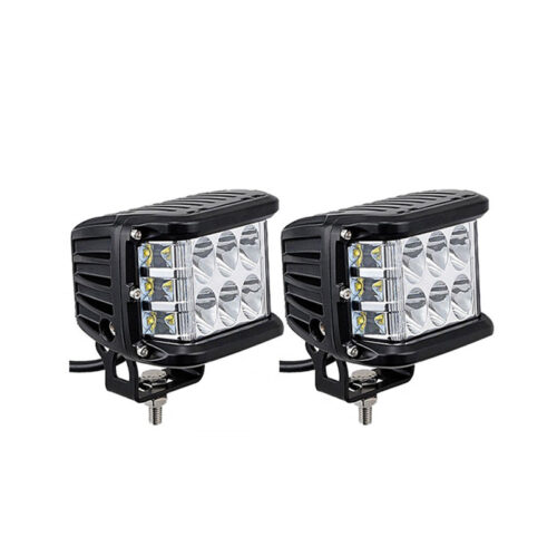 LED Light 72W Dual Color For Offroad Truck ATV SUV Side Shooter Light